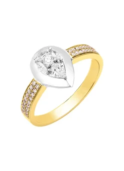Hot Damenring mit Diamanten und Brillanten Damen Ringe