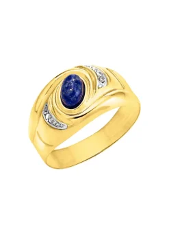 Sale Damenring mit echt Lapislazuli Damen Ringe