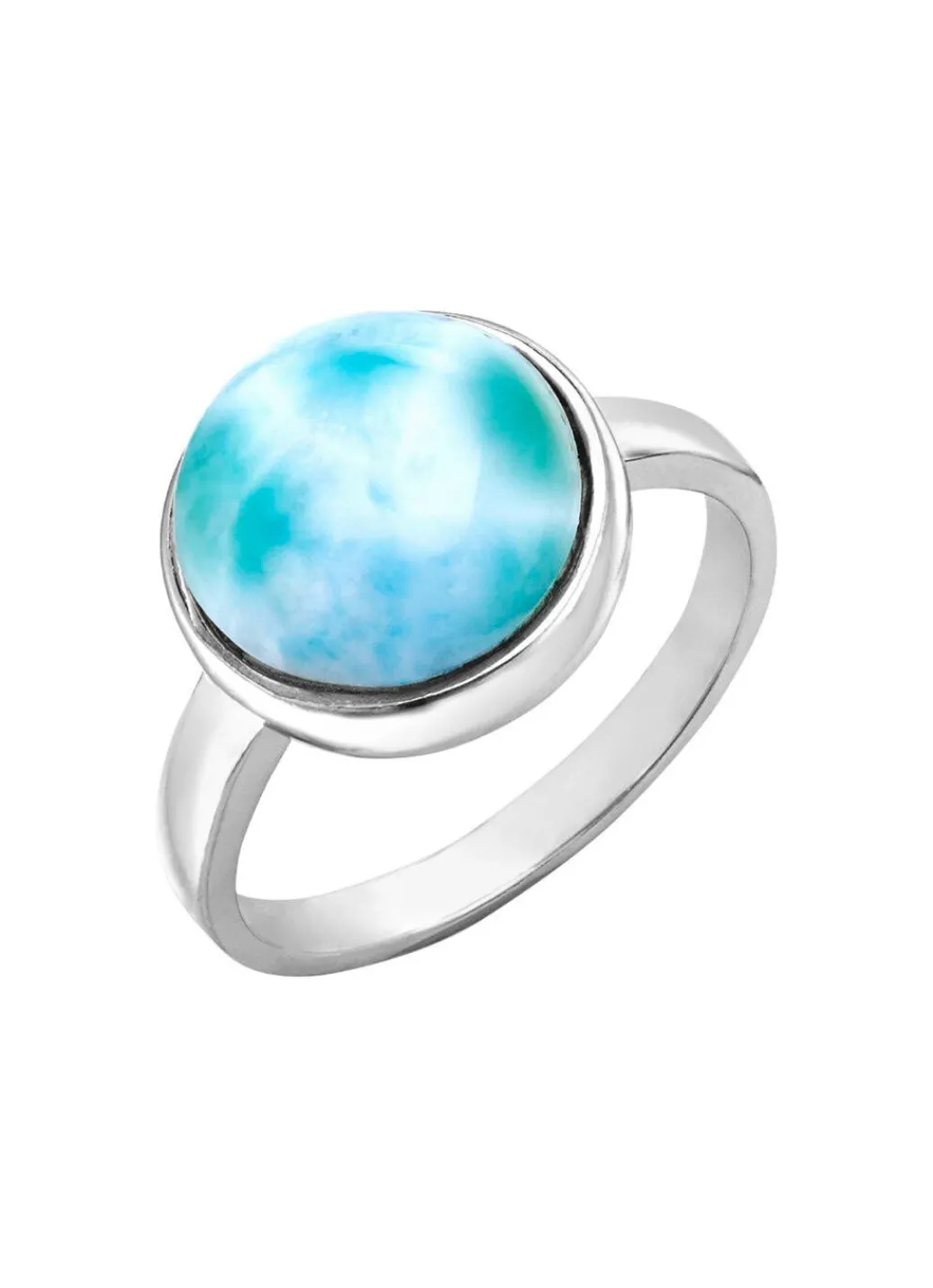 Damen Mona Ringe<Damenring mit Larimar