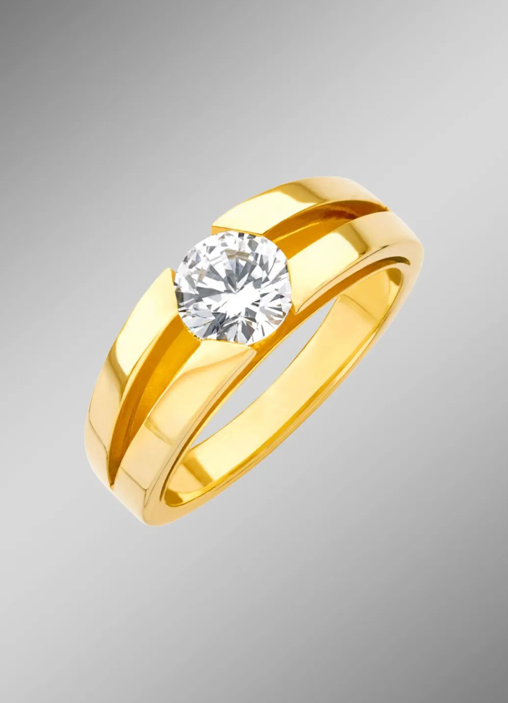 Discount Damenring mit lupenreinem Brillant Damen Ringe