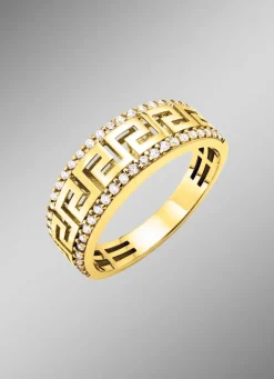 Best Damenring mit Meandermuster Damen Ringe