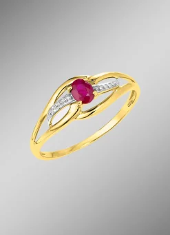 Hot Damenring mit Rubin Damen Ringe