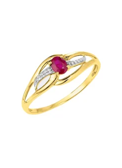 Hot Damenring mit Rubin Damen Ringe