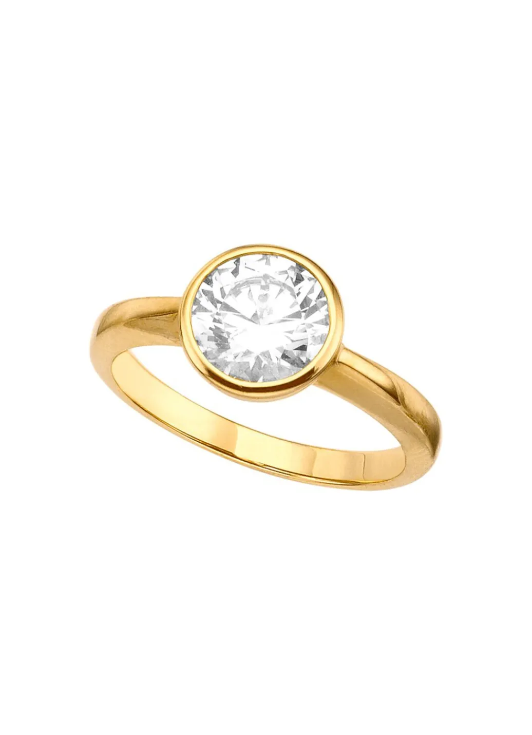 Clearance Damenring mit synth. Zirkonia Damen Ringe