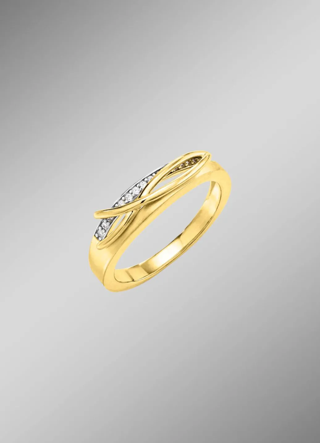 Damen Mona Ringe<Damenring mit Zirkonia