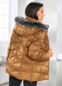 Damen Mona Daunenjacken<Daunenjacke mit abnehmbarer Kapuze