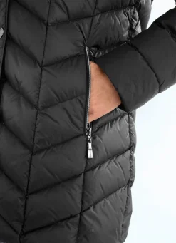 Damen Mona Daunenjacken<Daunenjacke mit abnehmbarer Kapuze