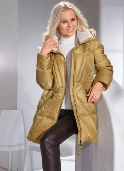 Damen Mona Daunenjacken<Daunenjacke mit abnehmbarer Kapuze