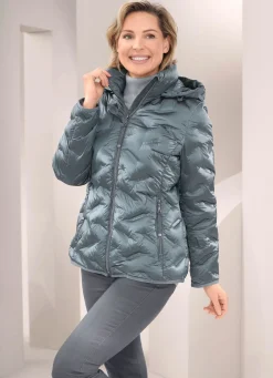 Damen Mona Daunenjacken<Daunenjacke mit abnehmbarer Kapuze