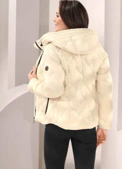 Damen Mona Daunenjacken<Daunenjacke mit fester Kapuze