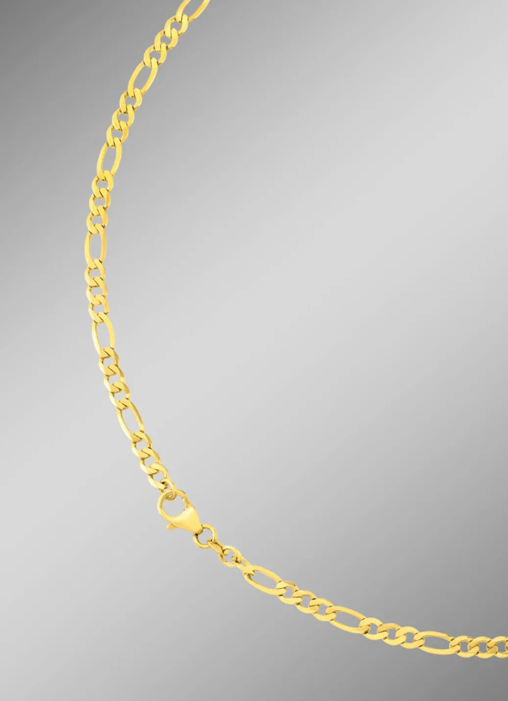 Outlet Diamantierte Figarokette Herren Halsketten