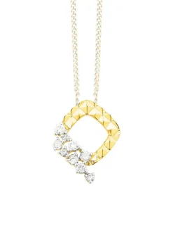 Hot Diamantierter Anhänger mit 9 Brillanten Damen Anhänger