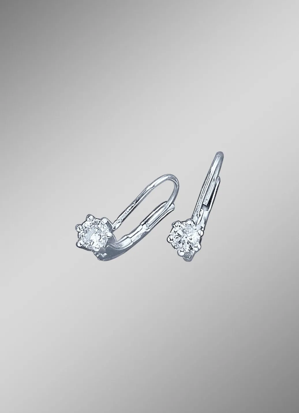 Online Diamant-Ohrringe mit 2 Brillanten Damen Ohrschmuck