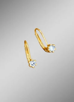 Best Diamant-Ohrringe mit 2 Brillanten Damen Ohrschmuck