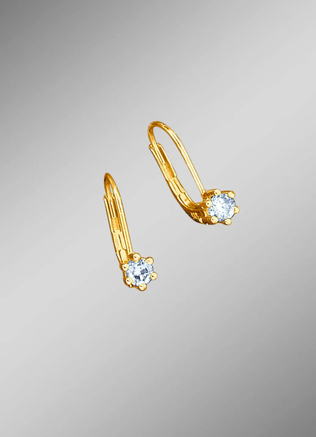 Best Diamant-Ohrringe mit 2 Brillanten Damen Ohrschmuck