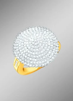 New Diamant-Ring mit 216 Diamanten Damen Ringe