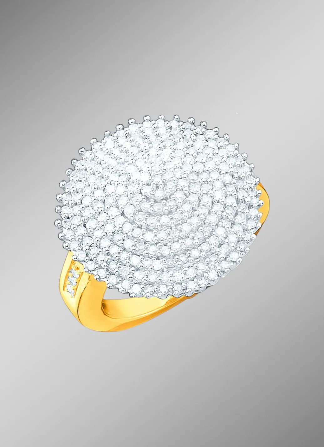 New Diamant-Ring mit 216 Diamanten Damen Ringe