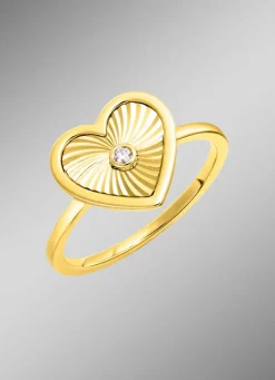Damen Mona Ringe<Diamatierter Herz-Damenring