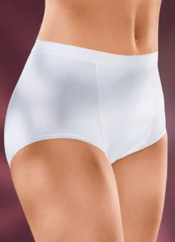 Outlet Dreierpack Formslips mit strukturiertem Dehnbund Damen Miederhosen|Slips