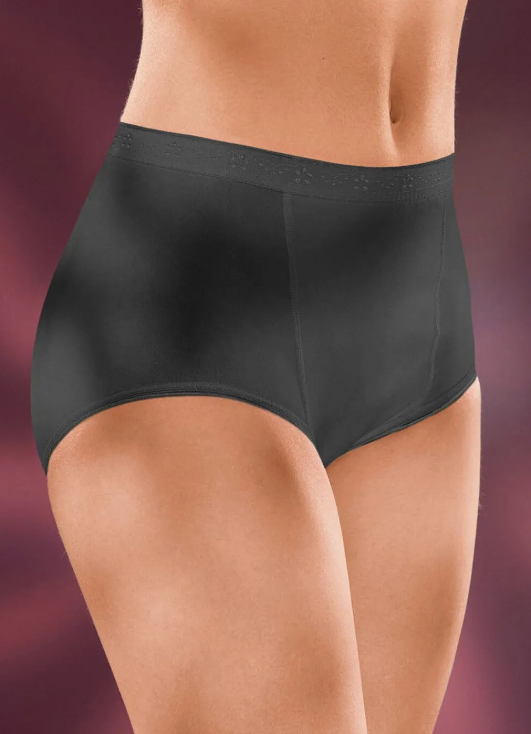 Outlet Dreierpack Formslips mit strukturiertem Dehnbund Damen Miederhosen|Slips