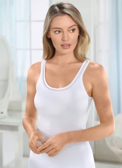 Best Dreierpack Hemden mit Komfortschnitt Damen Unterhemden