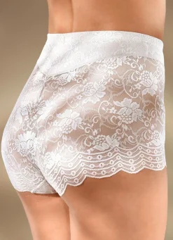 Outlet Dreierpack Pants aus Elastikspitze Damen Slips|Dessous
