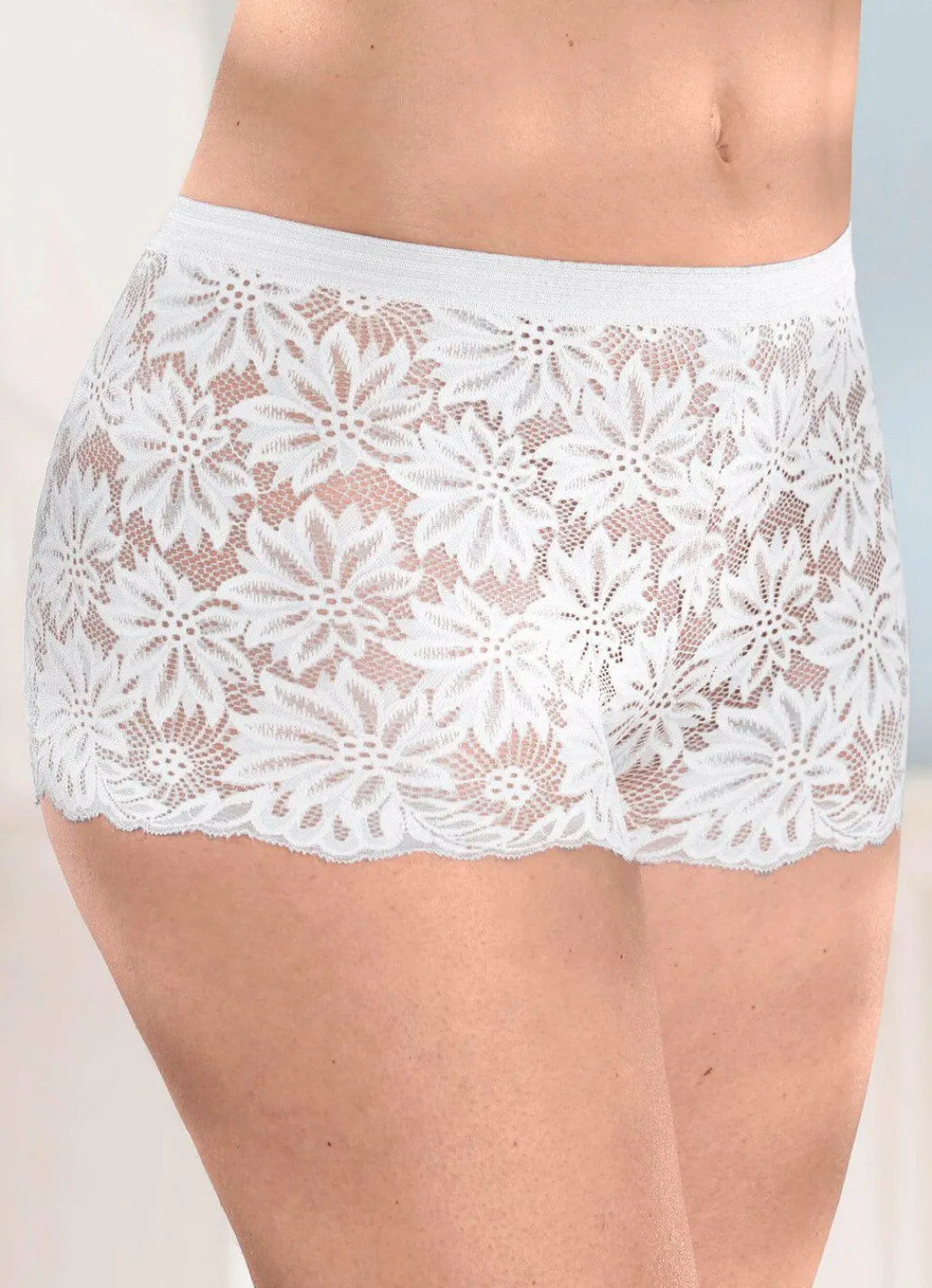 Hot Dreierpack Pants aus elastischer Spitze Damen Slips|Dessous