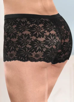 Hot Dreierpack Pants aus elastischer Spitze Damen Slips|Dessous