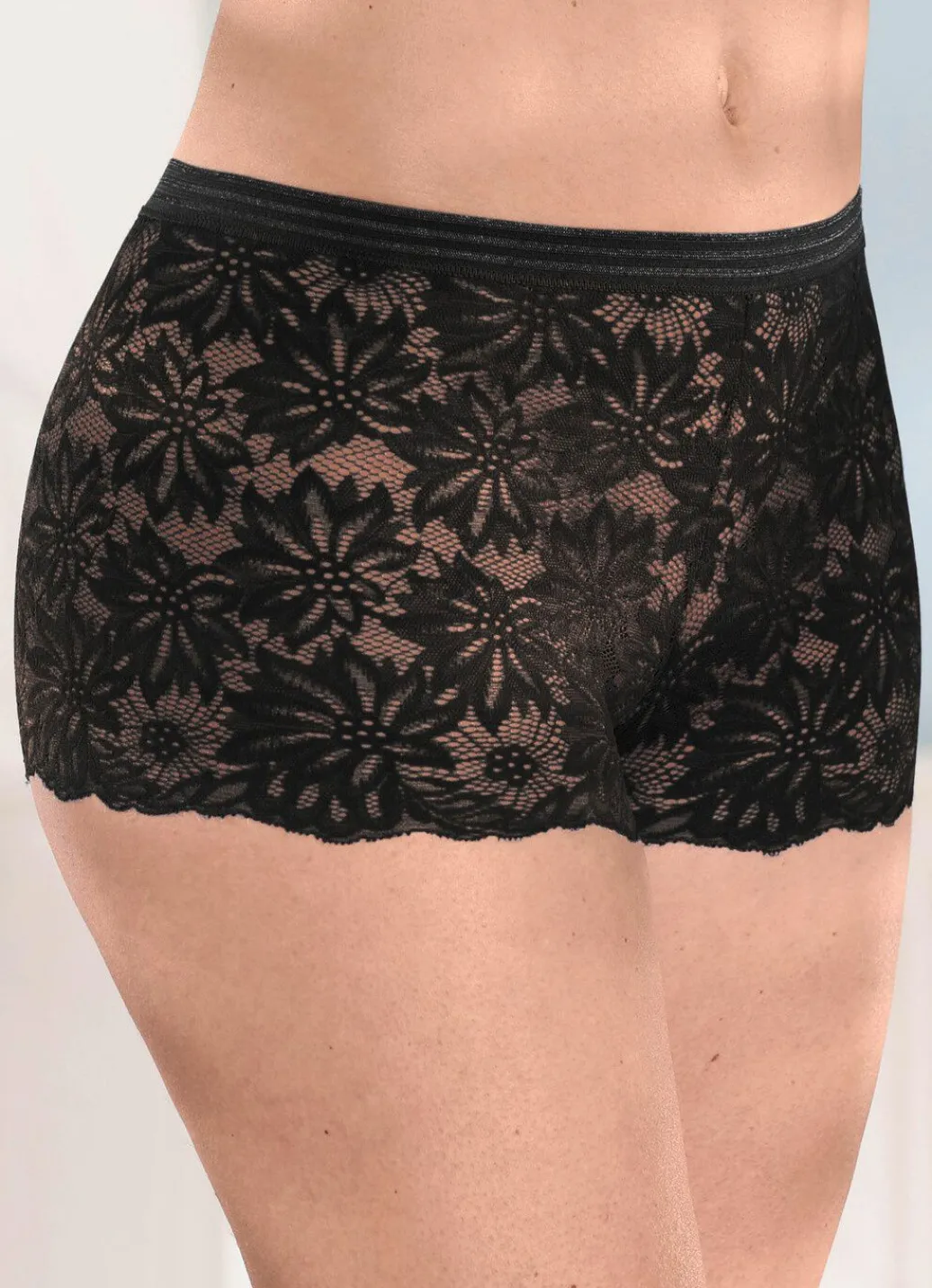 Hot Dreierpack Pants aus elastischer Spitze Damen Slips|Dessous