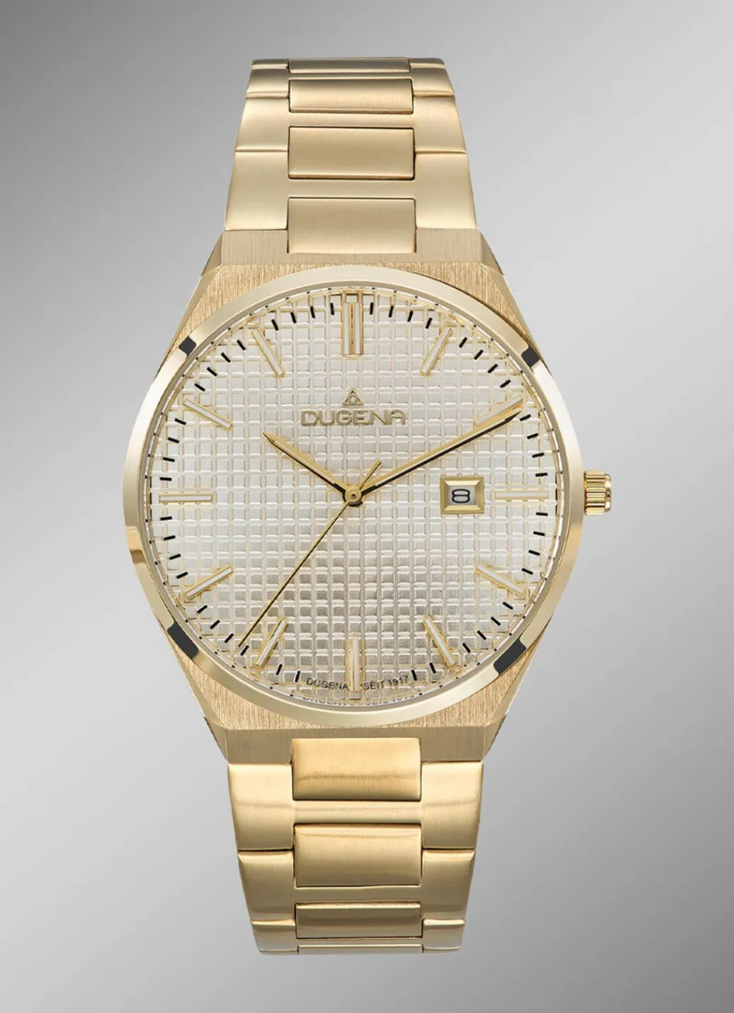 Best Dugena-Quartz-Herrenuhr mit Edelstahlbandgehäuse Herren Quarzuhren