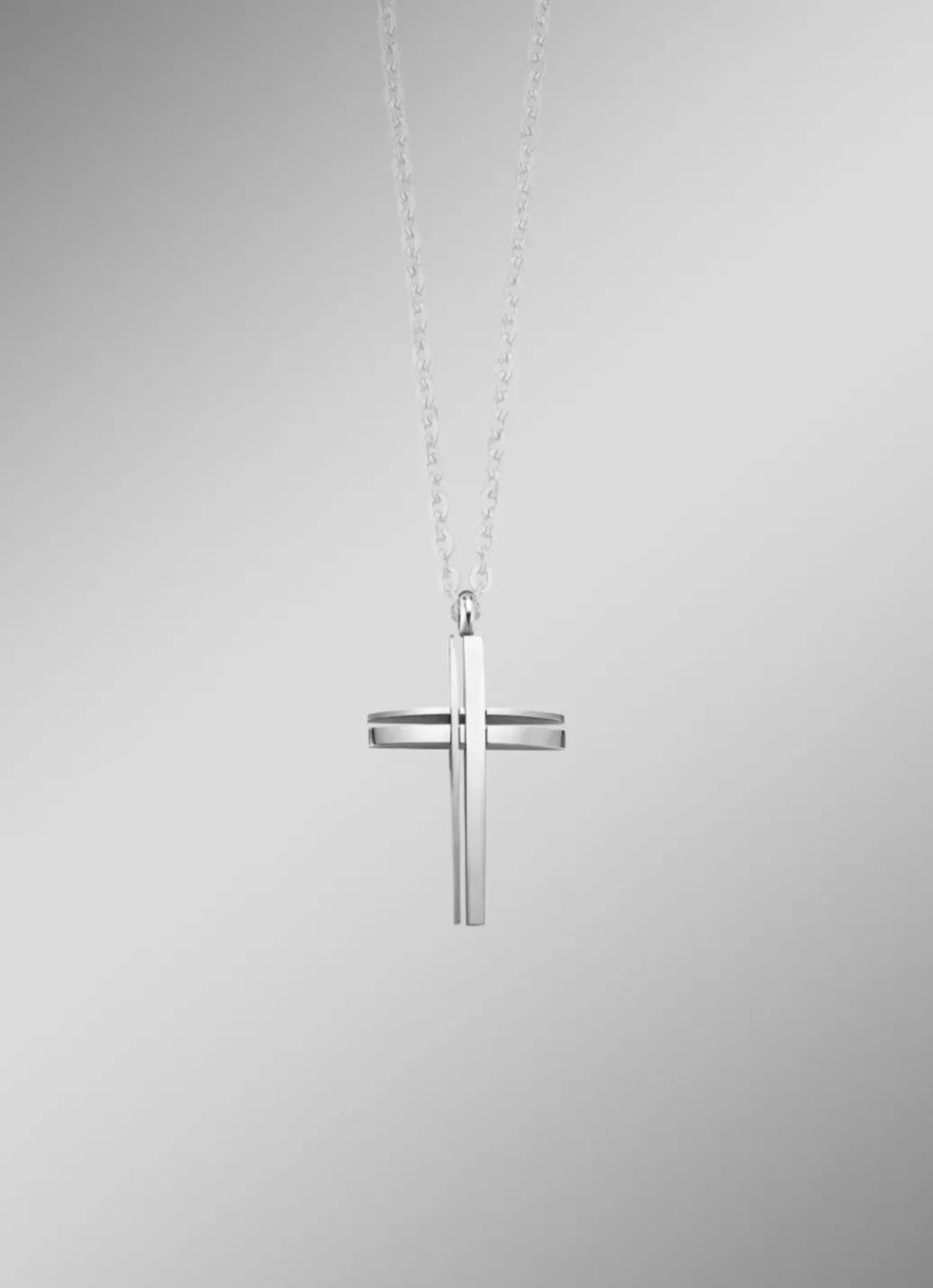 Online Durchbrochener Kreuz-Anhänger aus Edelstahl Herren Modeschmuck