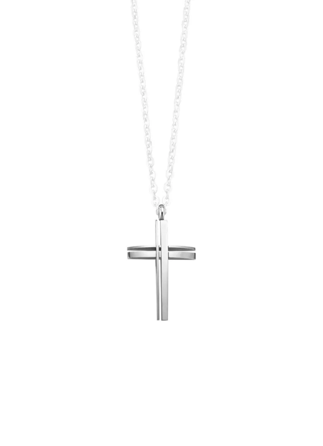 Online Durchbrochener Kreuz-Anhänger aus Edelstahl Herren Modeschmuck