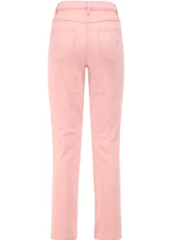 Damen Mona Lange Hosen|Jeans<Edeljeans mit Stickerei in 7/8-Länge
