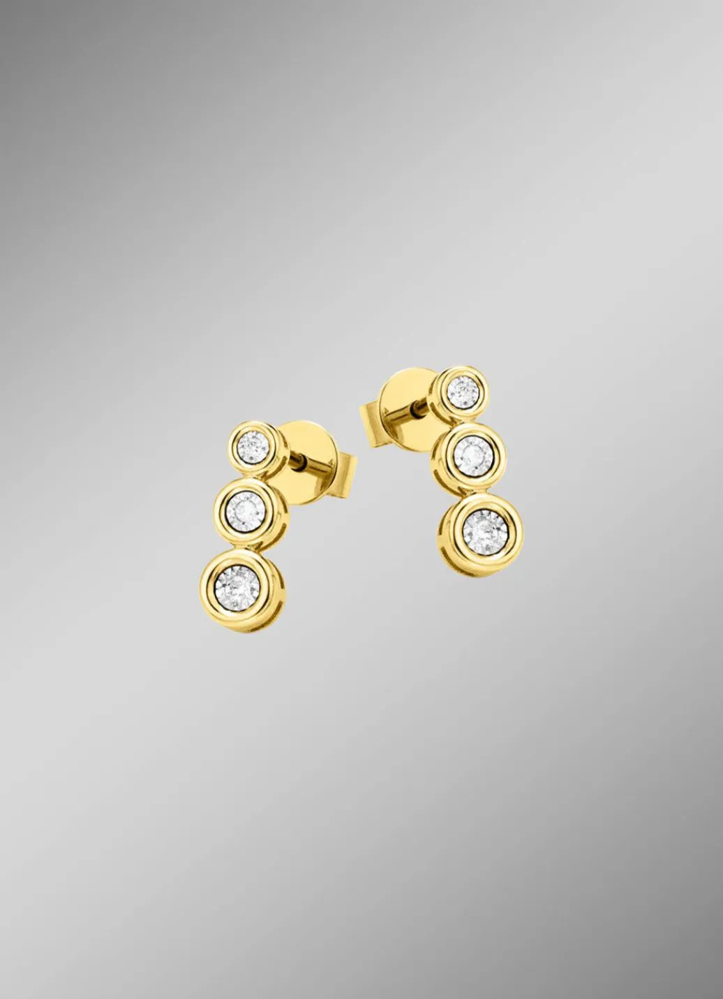 Damen Mona Ohrschmuck<Edle Ohrstecker mit Brillanten