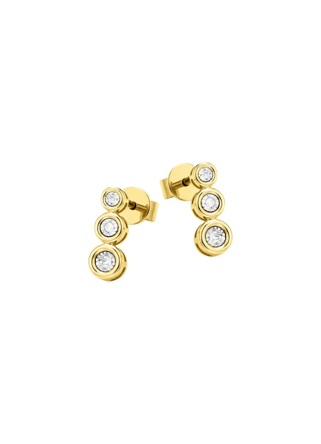 Damen Mona Ohrschmuck<Edle Ohrstecker mit Brillanten
