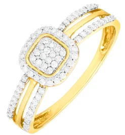 Discount Edler Damenring mit 74 Diamanten Damen Ringe