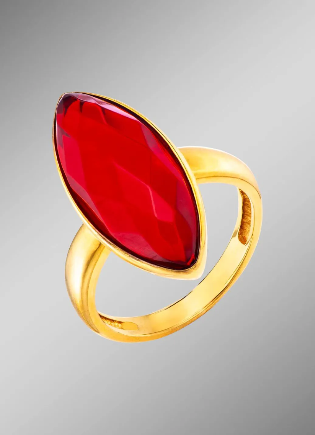 Clearance Edler Damenring mit Bernstein Damen Ringe