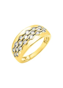 New Edler Damenring mit Brillanten Damen Ringe