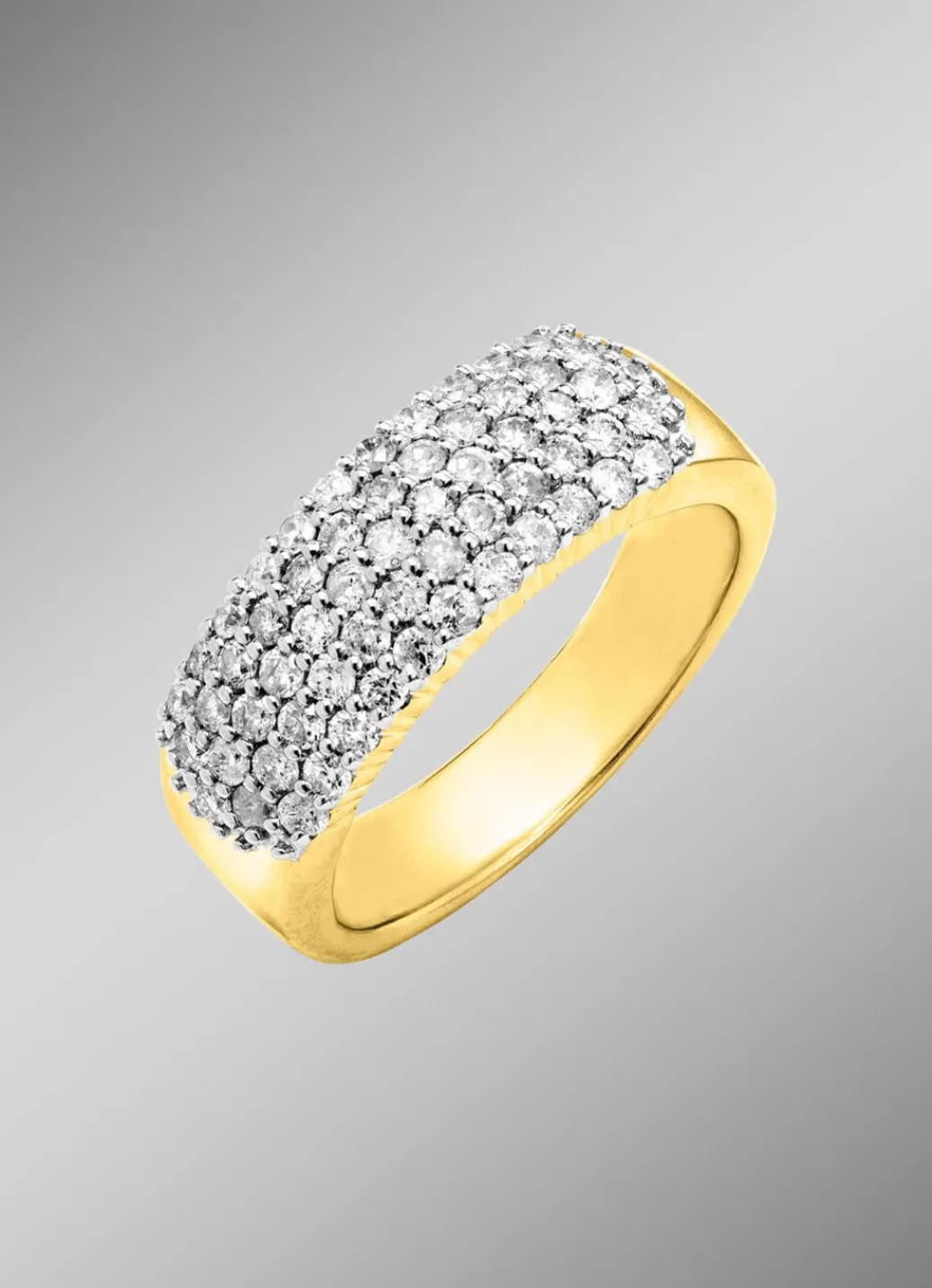Discount Edler Damenring mit Brillanten Damen Ringe