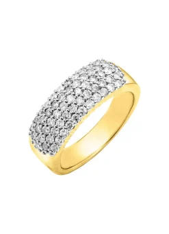 Discount Edler Damenring mit Brillanten Damen Ringe