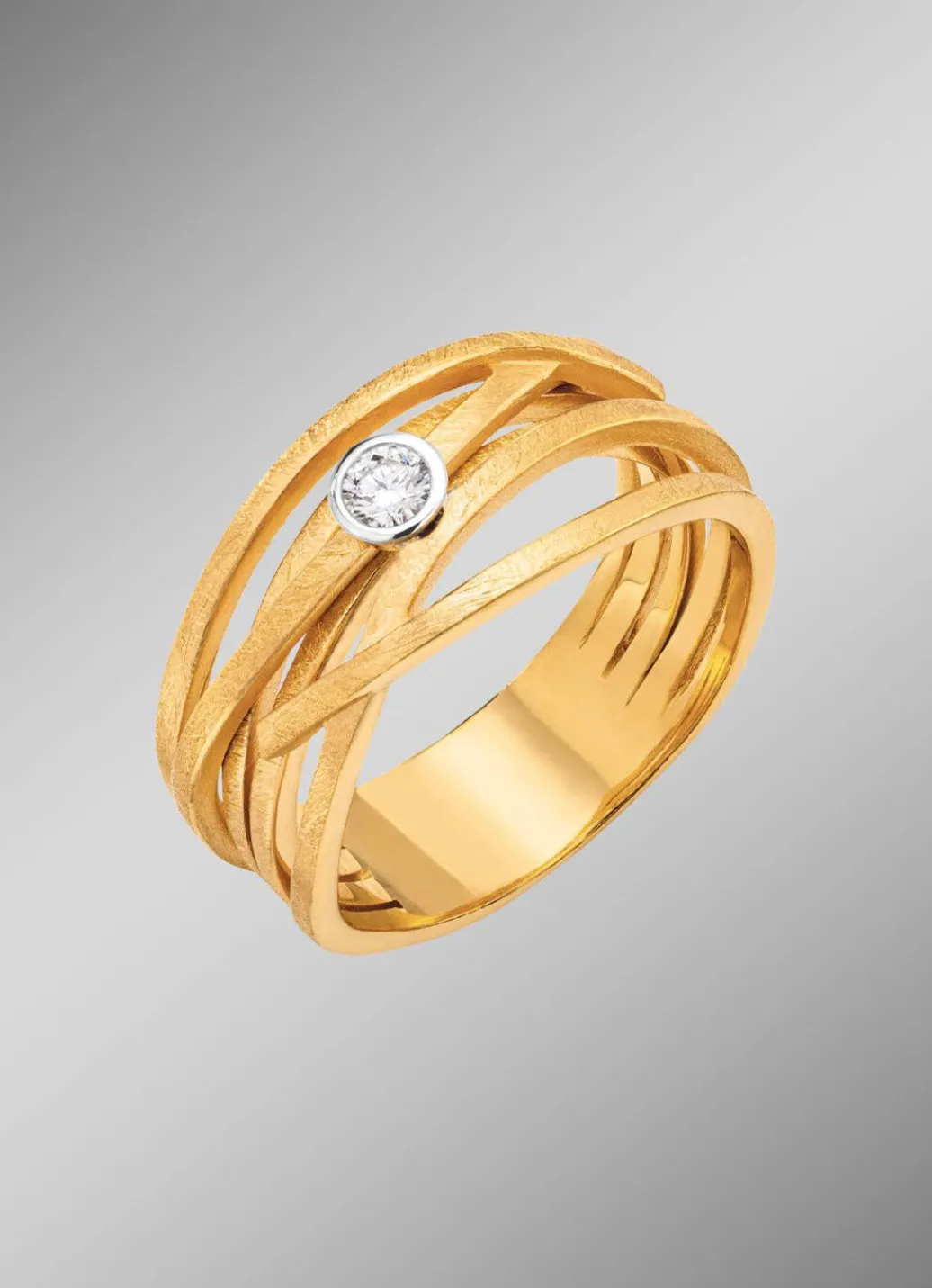 Sale Edler Damenring mit Brillant Damen Ringe