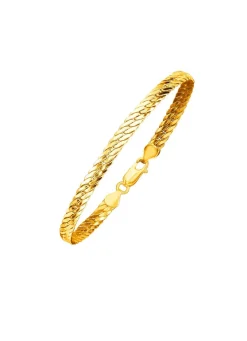 Discount Edles Panzerarmband, 4 mm stark Damen Armbänder