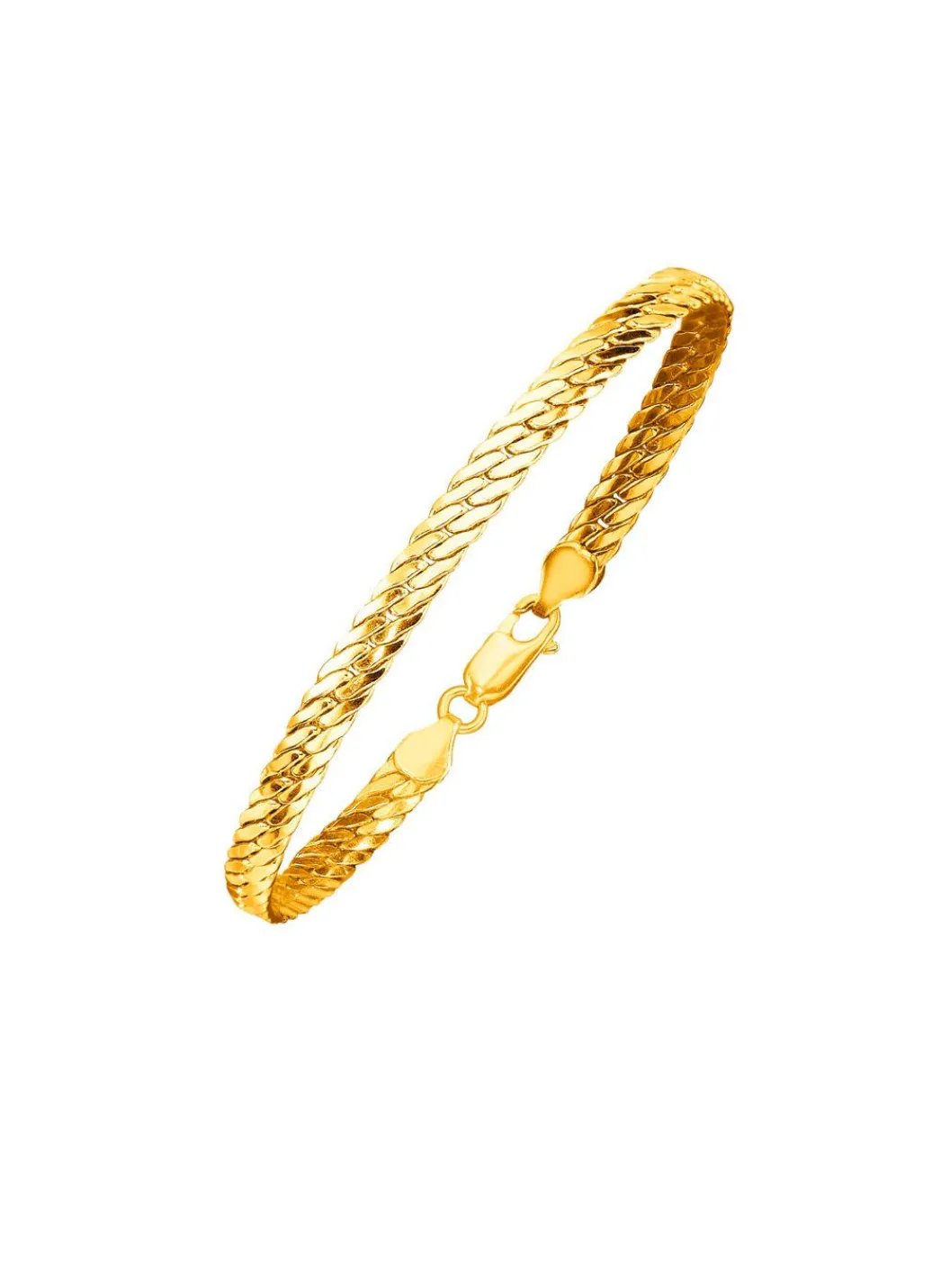 Discount Edles Panzerarmband, 4 mm stark Damen Armbänder