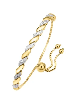 Online Edles und hochwertiges Armband in Bicolor mit Brillant Damen Armbänder