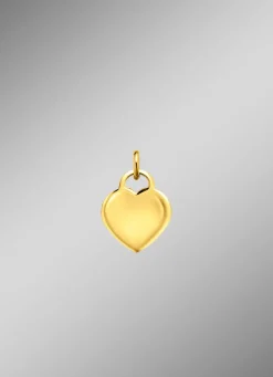 Hot Ein tolles Geschenk: Herz-Anhänger aus Gold 585/- fein Damen Anhänger