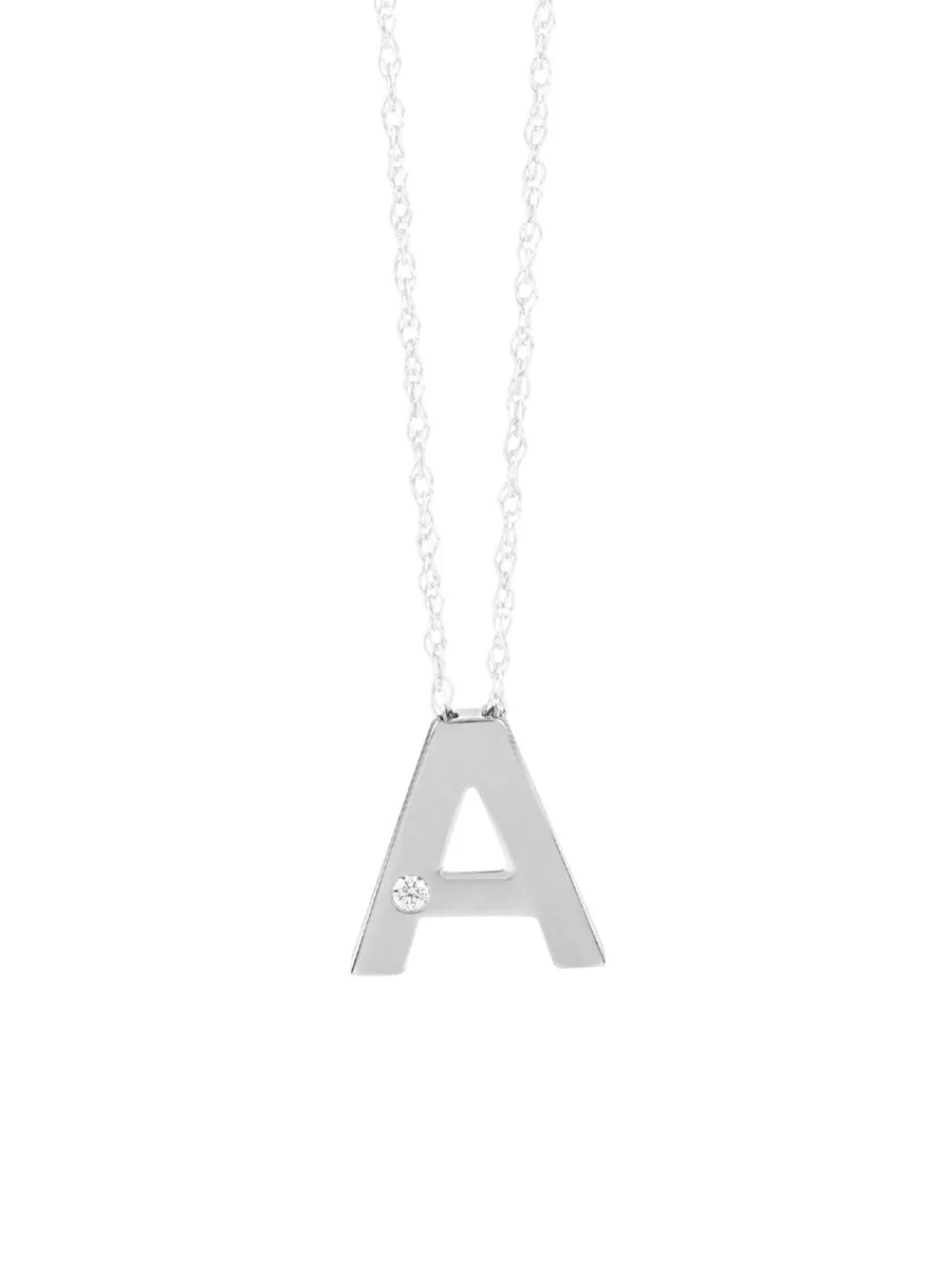 Clearance Einzigartig und elegant: Buchstaben-Anhänger aus Platin Damen Anhänger