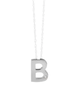 Clearance Einzigartig und elegant: Buchstaben-Anhänger aus Platin Damen Anhänger