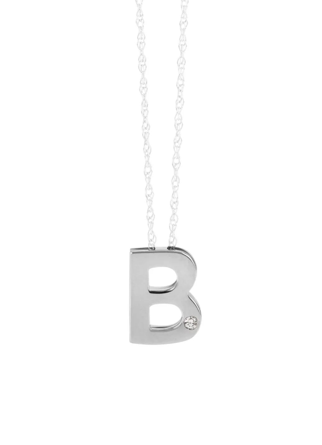 Clearance Einzigartig und elegant: Buchstaben-Anhänger aus Platin Damen Anhänger