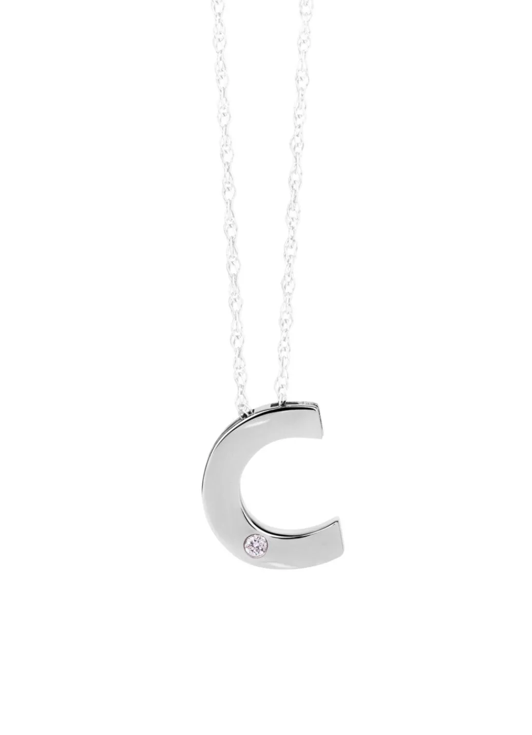 Clearance Einzigartig und elegant: Buchstaben-Anhänger aus Platin Damen Anhänger