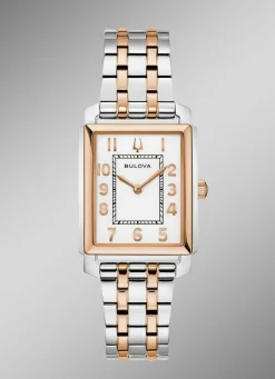 Outlet Elegante Bulova-Quartz-Damenuhr Damen Quarzuhren